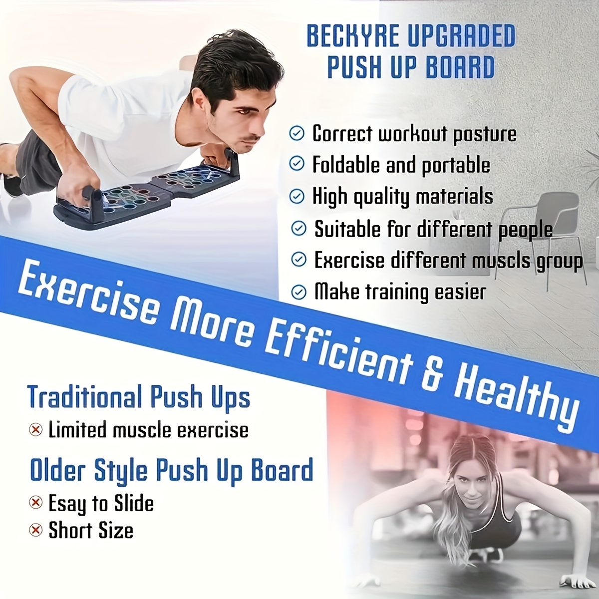 28-Hole Push Up Board, Multifu - đánh giá và giá Push Up Board